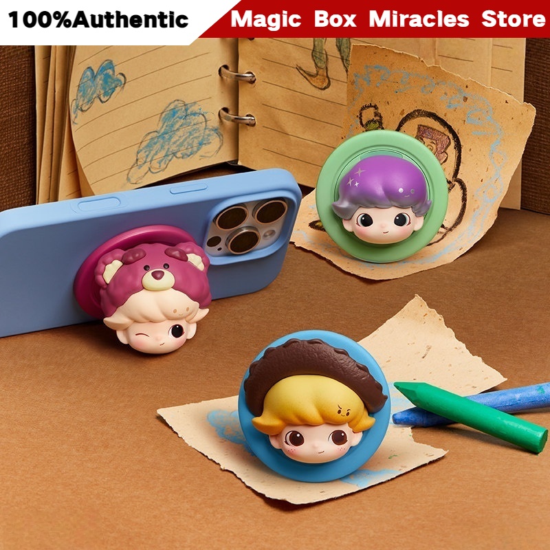 Phone Accessories Popmart - POPMART Dimoo World Pixar ที่วางโทรศัพท์แม่เหล็ก กล่องสุ่ม