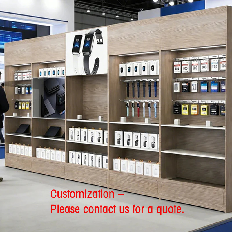 ชั้นวางสินค้าโลหะแบบกำหนดขนาดเ - Phone Accessories Rack Display บทวิจารณ์และราคา