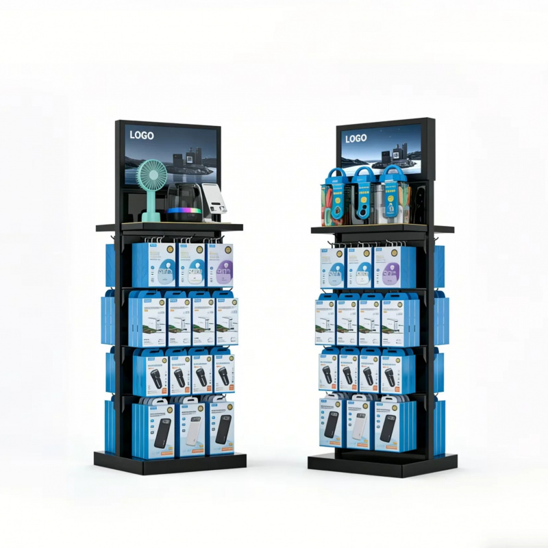 ชั้นวางของอเนกประสงค์แบบลวดโลห - Phone Accessories Rack Display บทวิจารณ์และราคา