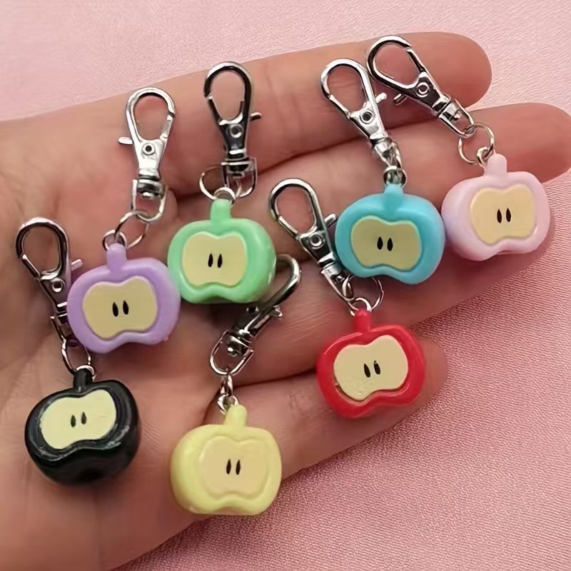 พวงกุญแจเรซินรูปแอปเปิ้ล 7 ชิ้ - Phone Accessories บทวิจารณ์และราคา