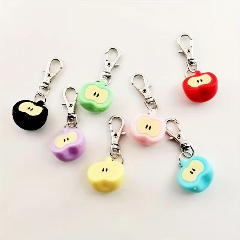 พวงกุญแจเรซินรูปแอปเปิ้ล 7 ชิ้ - Phone Accessories บทวิจารณ์และราคา
